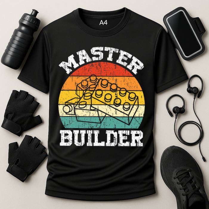Master Builder   Building Blocks Master Builder Cooling Performance Crew T-Shirt