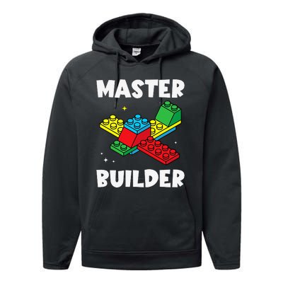 Master Builder Building Blocks Brick Toy Master Builder Performance Fleece Hoodie