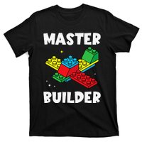 Master Builder Building Blocks Brick Toy Master Builder T-Shirt