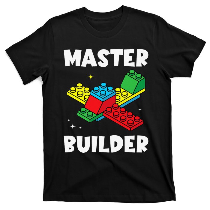 Master Builder Building Blocks Brick Toy Master Builder T-Shirt