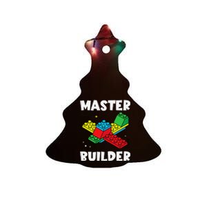 Master Builder Building Blocks Brick Toy Master Builder Ceramic Tree Ornament