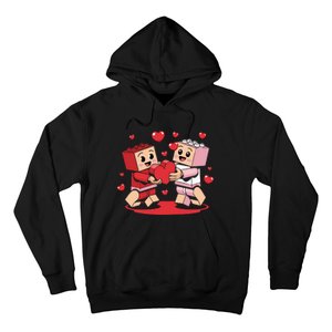 Master Builder Block Brick Building Couple Valentines Day Hoodie