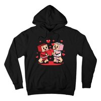 Master Builder Block Brick Building Couple Valentines Day Hoodie