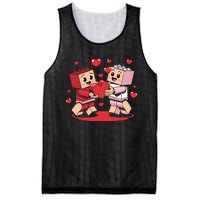 Master Builder Block Brick Building Couple Valentines Day Mesh Reversible Basketball Jersey Tank