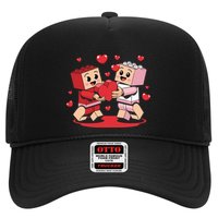 Master Builder Block Brick Building Couple Valentines Day Trucker Hat