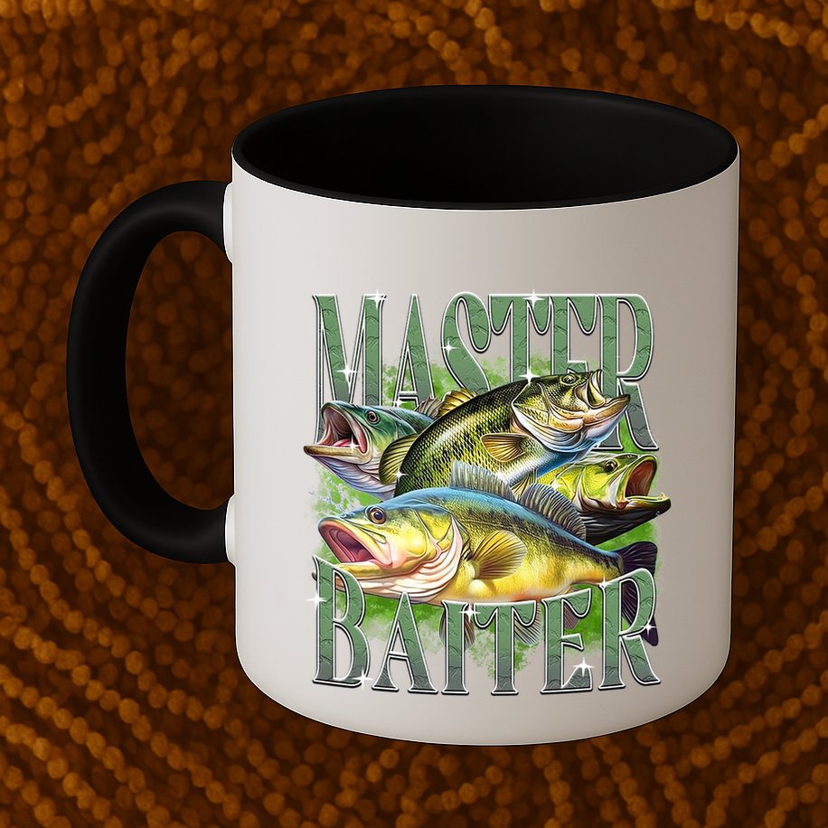Master Baiter Bass Fishing Mug