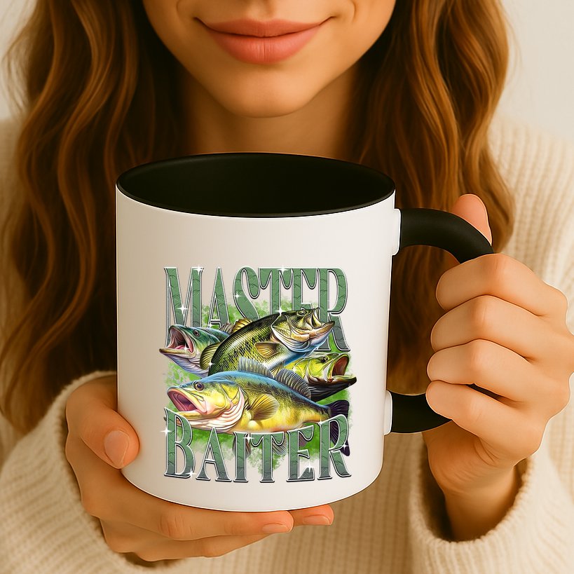 Master Baiter Bass Fishing Mug