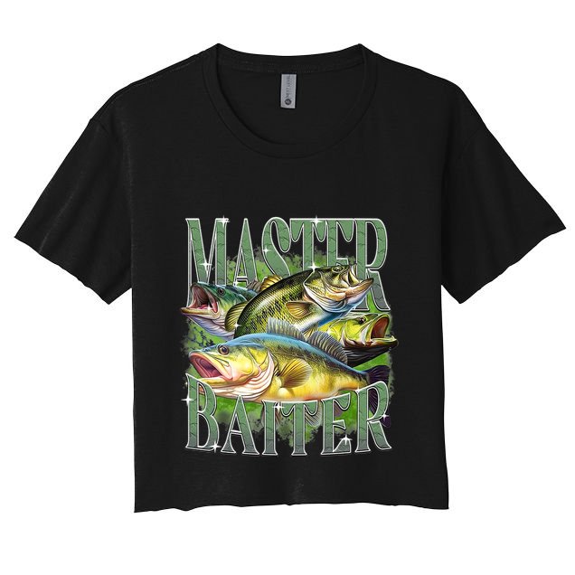 Master Baiter Bass Fishing Crop Top