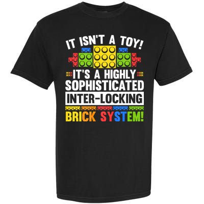 Master Builder Bricks Blocks Play Toys Garment-Dyed Heavyweight T-Shirt