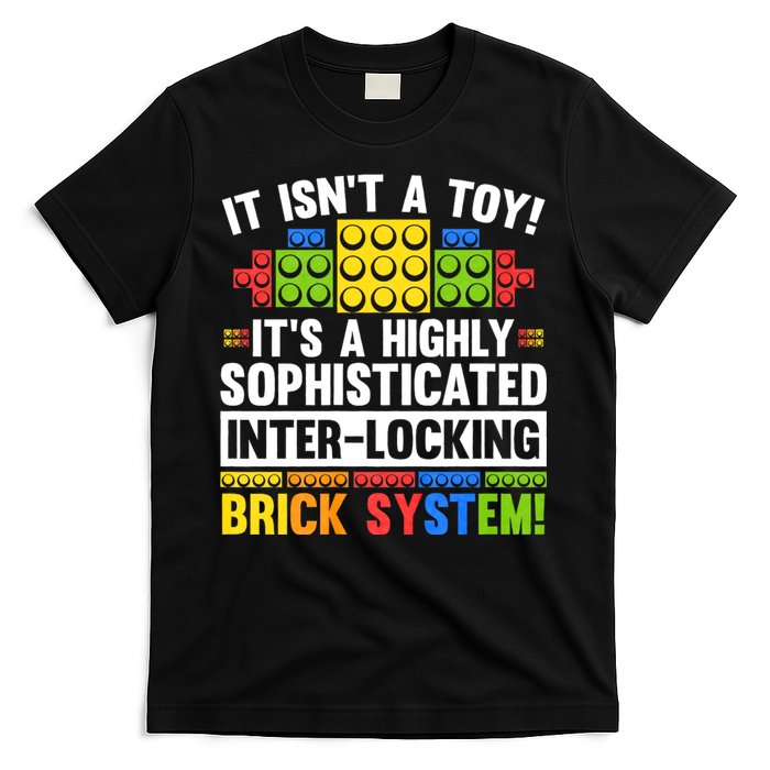 Master Builder Bricks Blocks Play Toys T-Shirt