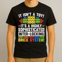 Master Builder Bricks Blocks Play Toys T-Shirt