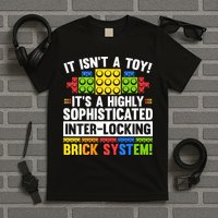 Master Builder Bricks Blocks Play Toys T-Shirt