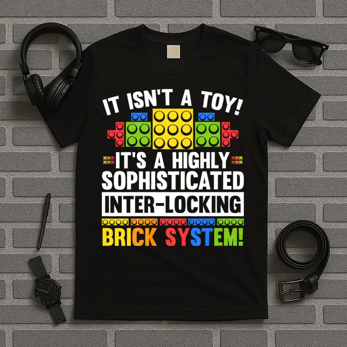 Master Builder Bricks Blocks Play Toys T-Shirt