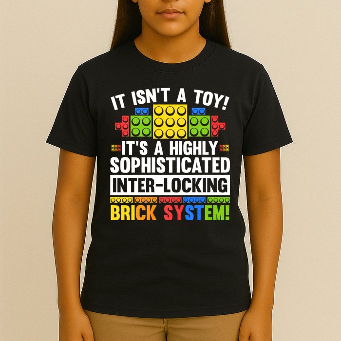 Master Builder Bricks Blocks Play Toys T-Shirt