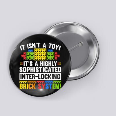 Master Builder Bricks Blocks Play Toys Button