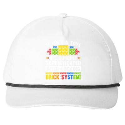 Master Builder Bricks Blocks Play Toys Snapback Five-Panel Rope Hat