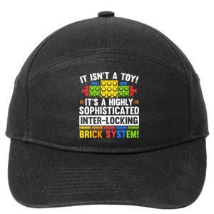 Master Builder Bricks Blocks Play Toys 7-Panel Snapback Hat