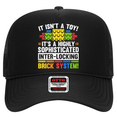 Master Builder Bricks Blocks Play Toys Trucker Hat