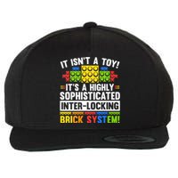 Master Builder Bricks Blocks Play Toys Wool Snapback Cap