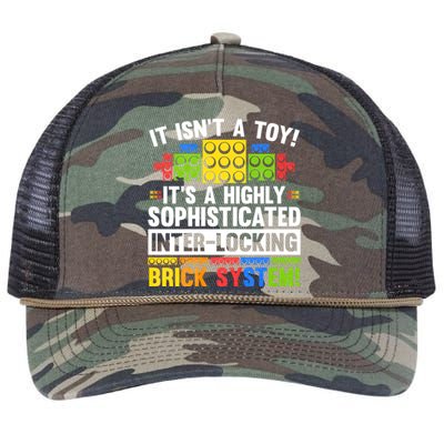 Master Builder Bricks Blocks Play Toys Retro Rope Trucker Hat Cap