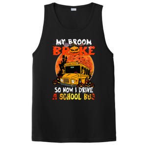 My Broom Broke So Now I Drive A School Bus Halloween PosiCharge Competitor Tank