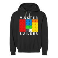Master Builder Building Blocks Brick Builders Toys Present Garment-Dyed Fleece Hoodie