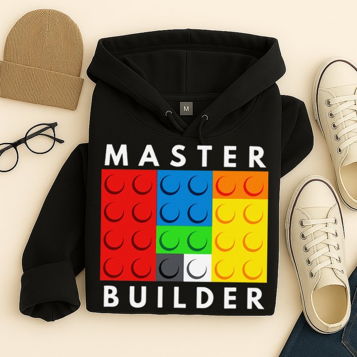 Master Builder Building Blocks Brick Builders Toys Present Hoodie