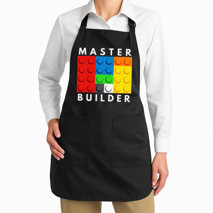 Master Builder Building Blocks Brick Builders Toys Present Apron