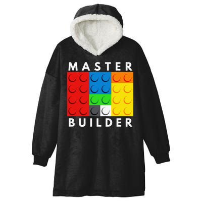 Master Builder Building Blocks Brick Builders Toys Present Hooded Wearable Blanket