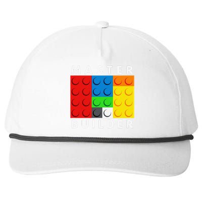 Master Builder Building Blocks Brick Builders Toys Present Snapback Five-Panel Rope Hat