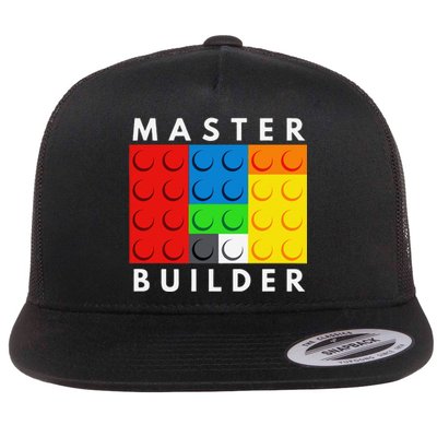 Master Builder Building Blocks Brick Builders Toys Present Flat Bill Trucker Hat