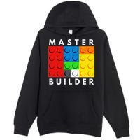 Master Builder Building Blocks Brick Builders Toys Present Premium Pullover Hoodie