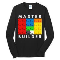 Master Builder Building Blocks Brick Builders Toys Present Tall Long Sleeve T-Shirt