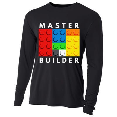 Master Builder Building Blocks Brick Builders Toys Present Cooling Performance Long Sleeve Crew