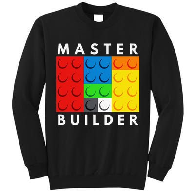 Master Builder Building Blocks Brick Builders Toys Present Tall Sweatshirt