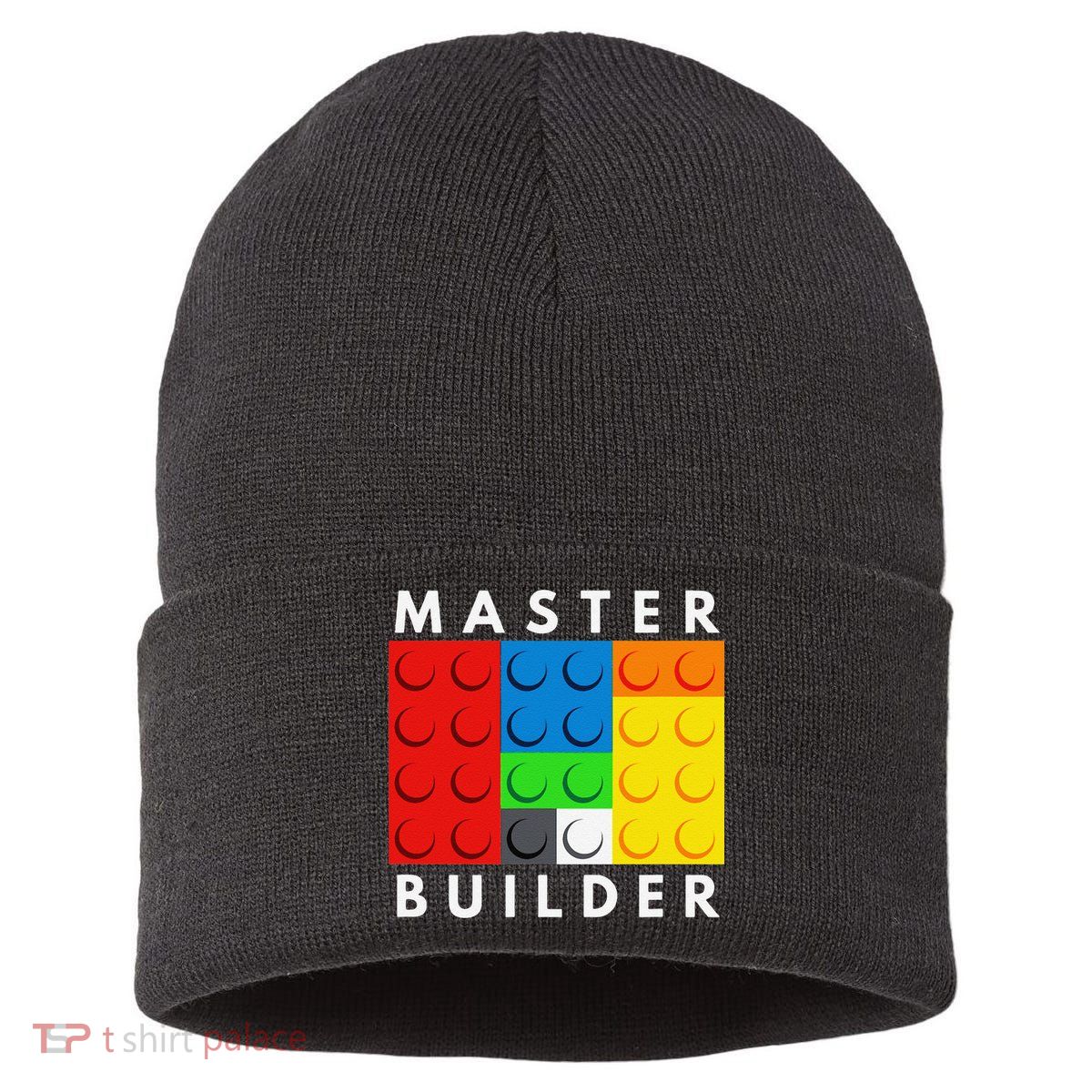 Master Builder Building Blocks Brick Builders Toys Present Sustainable Knit Beanie