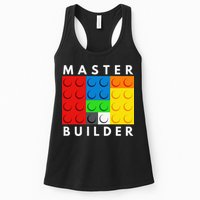 Master Builder Building Blocks Brick Builders Toys Present Womens Tank Top