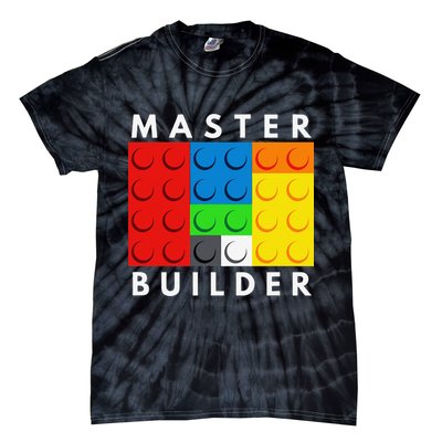 Master Builder Building Blocks Brick Builders Toys Present Tie-Dye T-Shirt