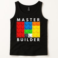 Master Builder Building Blocks Brick Builders Toys Present Tank Top