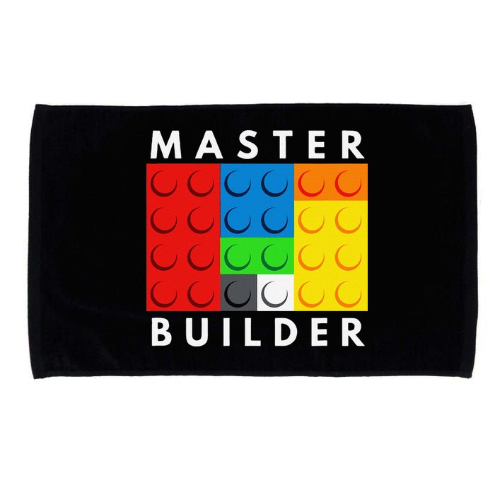 Master Builder Building Blocks Brick Builders Toys Present Microfiber Hand Towel
