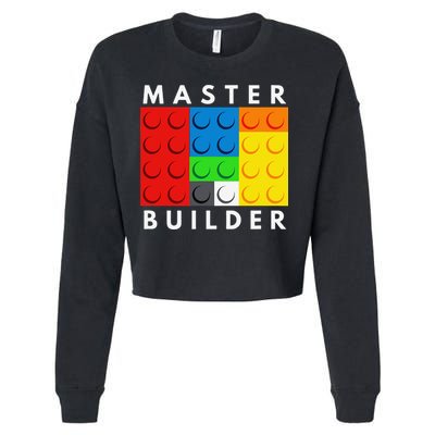 Master Builder Building Blocks Brick Builders Toys Present Cropped Pullover Crew