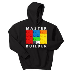 Master Builder Building Blocks Brick Builders Toys Present Kids Hoodie