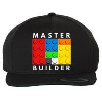 Master Builder Building Blocks Brick Builders Toys Present Wool Snapback Cap