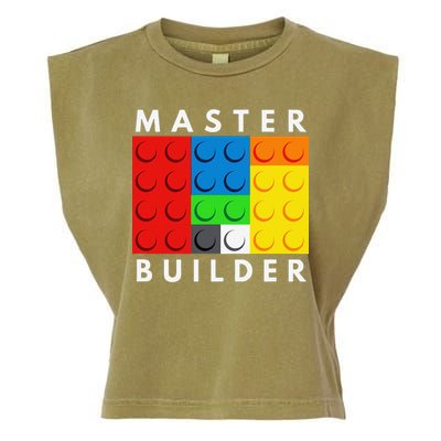 Master Builder Building Blocks Brick Builders Toys Present Garment-Dyed Women's Muscle Tee