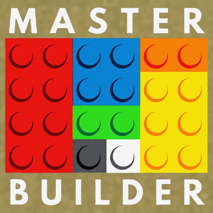 Master Builder Building Blocks Brick Builders Toys Present Garment-Dyed Women's Muscle Tee