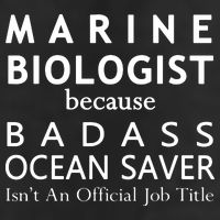 Marine Biologist Because Ocean Saver Funny Gift Cool Comfort Performance Bucket Hat