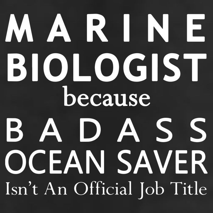 Marine Biologist Because Ocean Saver Funny Gift Cool Comfort Performance Bucket Hat