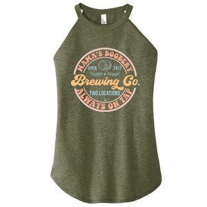 Mama's Boobery Brewing Co New Mom Breastfeeding Funny Women's Perfect Tri Rocker Tank