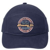 Mama's Boobery Brewing Co New Mom Breastfeeding Funny 7-Panel Snapback Hat