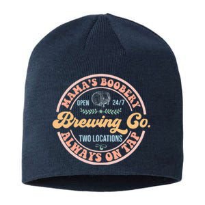 Mama's Boobery Brewing Co New Mom Breastfeeding Funny Sustainable Beanie